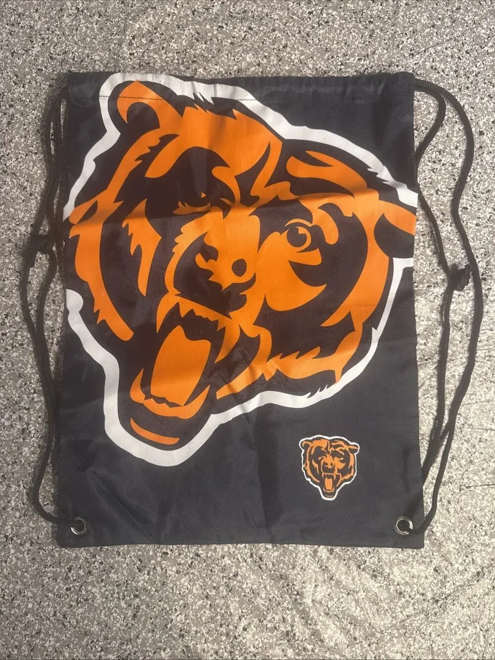 USED OFFICIAL LICENSED NFL CHICAGO BEARS DRAWSTRING BAG